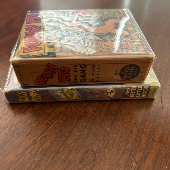 Bugs Bunny and Porky Pig Big Little book Set circa 1940 to 1950s vintage - Picture 6 of 9